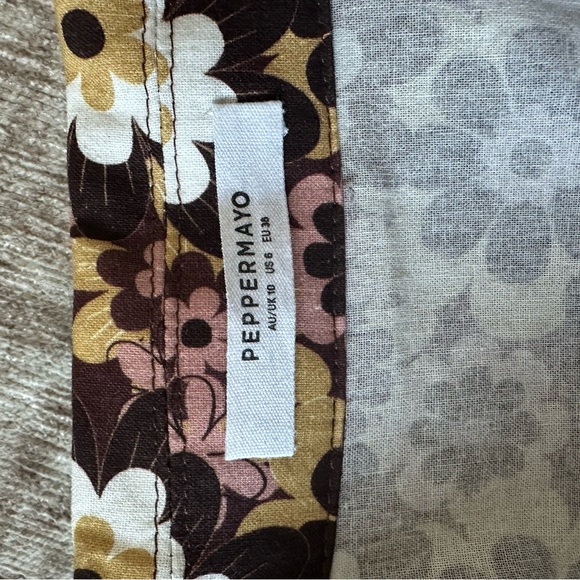 Retro floral Matching short and button down set - Picture 6 of 15